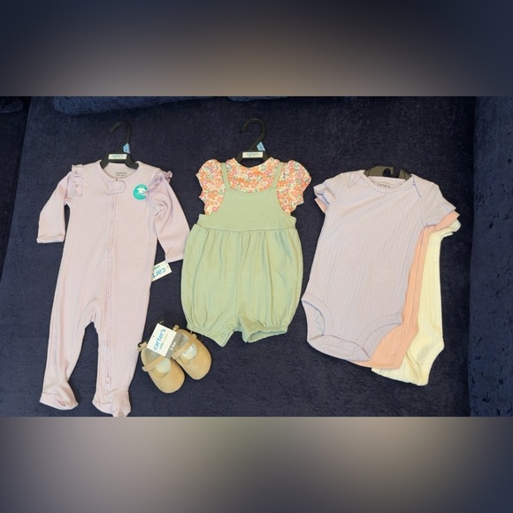 Carter's Other - Adorable Baby Outfit Set in Pastel Colors Bundle